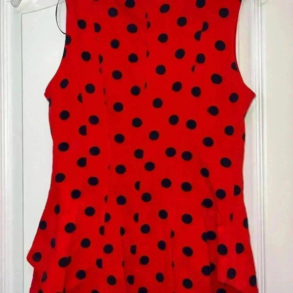 Forever 21 polkadot dressy tank top top￼ - Picture 3 of 3